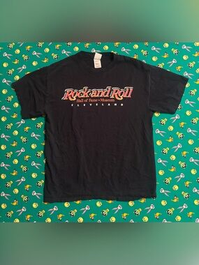 Gildan Black Rock and Roll Hall of Fame Cleveland T-Shirt